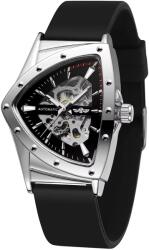 T-WINNER Ceas Barbati T-Winner 8243 Negru-Argintiu Mecanic , Design Luxury, Functii Multiple, Rezistent la Apa 3ATM Ceas