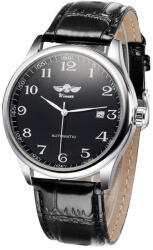 T-WINNER Ceas barbatesc de mana T-Winner Clasic Retro Vitange Mecanic Automatic Fashion Casual Elegant Ceas