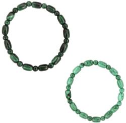  Bratara din Malachit - Diametru 55 mm - Cristal al Transformarii Constiente - 8-6 mm - 1 Buc