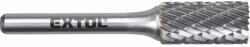 Extol Keményfém maró (turbómaró) 12x25 mm, 6 mm szár, hengeres, keresztfogazás (8703715)