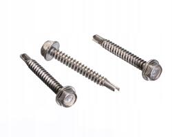 Milwar 5, 5x45 MM Rozsdamentes Acél Lemezrögzítő Csavar, Önfúró, 6-LAPFEJŰ, Kulcsnyílású 7504K (10 Darab) (7504K25545)