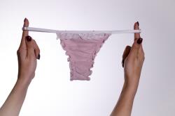 Lucifer állítható pántos tanga Púder 16031