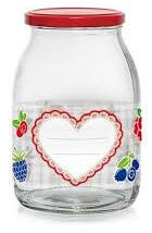  Konzervüveg tetővel Confettura 1000 ml (405-00668)