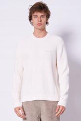 Tommy Hilfiger Bézs színű pamut pulóver Script Chunky Tommy Jeans DM0DM22098 M (DM0DM22098 YBH)