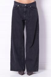 Karl Lagerfeld Jeans farmernadrág, fekete, wide leg, organikus pamut (A4W10053 1BJ)