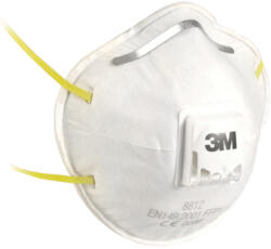 3M 8812 Ffp1s Részecskeszűrő Szelepes Félálarc, 240 Db/krt