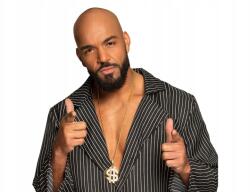  Arany dollár nyaklánc, 70cm, gengszter kiegészítő (00633)