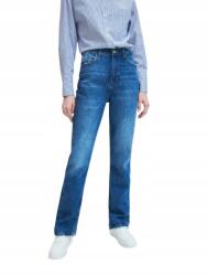 Reserved KC16209 Farmernadrág Egyenes Szabású Magas Derékkal (46) XXL