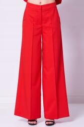 Silvian Heach Piros szövet nadrág, Silvian Heach GPP24009PA, Size 42, 72% poliészter (GPP24009PA RED POPPY)