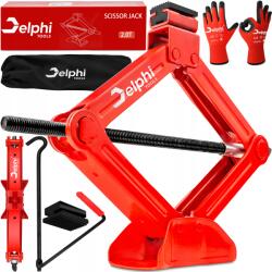 Delphi tools Trapéz Emelő, 2T, 2000KG, acél, piros, 420×115×90mm (Podnośnik Trapezowy Do Zmiany Kół Opon)