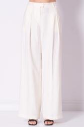 Patrizia Pepe High waist bézs szövet nadrág, 93% viszkóz, 7% poliészter (2P1670 A573 W146)