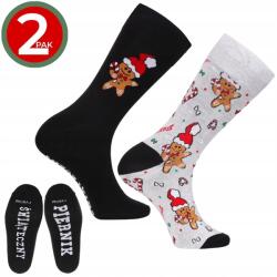 Moraj 2 pár karácsonyi férfi zokni, pamut, Size 43-45