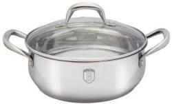 Berlinger Haus Cratita cu capac, 10 litri, otel inoxidabil, berlinger haus, 32 cm, silver belly collection, bh 1408