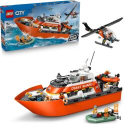 LEGO® City - Parti őrség mentőcsónak és helikopter (60504)
