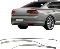  Krómozott lökhárító csíkok Volkswagen Passat B8 Sedan 4D-hez 2015-től 2019-ig