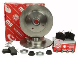  FÉKBETÉTEK + TÁRCSÁK csapággyal hátul CITROEN C4 II (NC_), DS4; DS 4