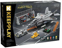 Qman 23019 Shenyang J-35 Lopakodó Vadászgép Építőjáték