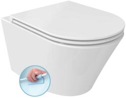 SAPHO PACO SHORT RIMLESS fali WC, fehér PZ1012SH (PZ1012SH)