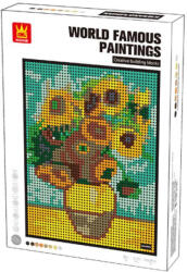 WANGE Van Gogh Napraforgók Mozaik Építőjáték - 3262 db