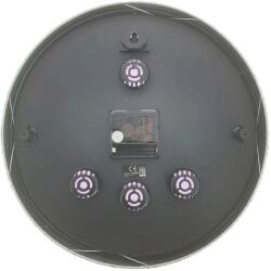 Esperanza EHC009W Detroit Falióra, kijelző arab számokkal, 305x40mm, ezüst / fehér (A_0466)