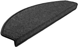 vidaXL 20 db antracitszürke lépcsőszőnyeg 65x24x4 cm 3365789 (3365789)