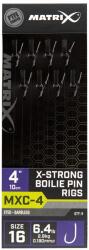 Matrix MXC-4 X-Strong Boilie Pin Rig 10cm 0.20mm 14-es méret / 8x