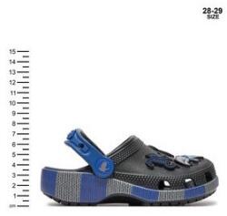Crocs gyerek papucs, 305026828, szintetikus, 33-34 EU, fekete (0000305026828_33_34)