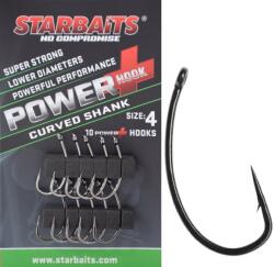 STARBAITS Horog Power Curved Shank (10db) 8 (SE-SB-HB-HPCS)