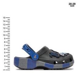 Crocs gyerek papucs, 305026828, szintetikus, 28-29 EU, fekete (0000305026828_28_29)