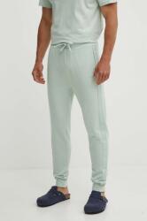 HUGO BOSS pamut nadrág otthoni viseletre - zöld XL