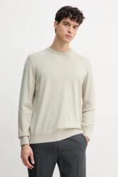 BOSS Orange gyapjúkeverék pulóver - bézs XXL