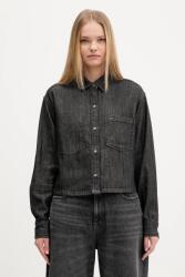 Guess Jeans pamut ing - fekete XL - answear - 21 990 Ft