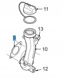 Paccar Oe Daf 2138144 Fém hűtőfolyadék vezeték tömítés