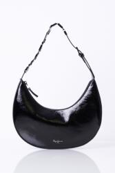 Pepe Jeans Fekete válltáska, bőrutánzat, Ősz/tél 2025/2026 kollekció, 1 rekesz, cipzáras (PL0300048 999)