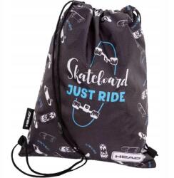 HEAD Just Ride tornazsák, gördeszka mintával, 44×33cm, poliészter (507022039)