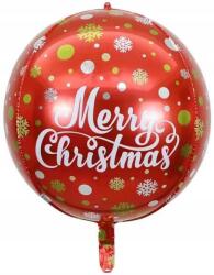 Jix Fólia Lufi Gömb Merry Christmas, karácsonyi, hélium, 55CM átmérő