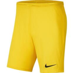NIKE Férfi Dry Park III rövidnadrág S sárga