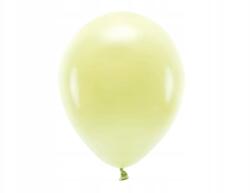 Party Deco Lufik Eco, pasztell világos sárga, 30cm, 100db