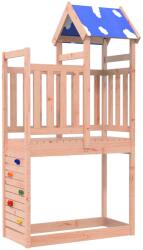 vidaXL Játék Torny Barna 110.5 x 52.5 x 215 cm Szilárd Douglas Fa (3417173)
