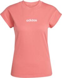 adidas Essentials linear single цвят сьомга, бяло s (ke4361)