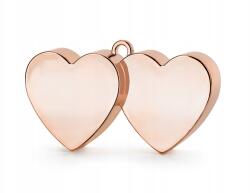 Party Deco Szív lufi súly, rozé arany