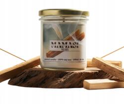 MamasiCandle Palo Santo Illatú Szójaviasz Gyertya 300ml nagy növényi gyertya