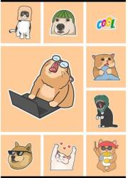 Victoria Füzet, tűzött, A4, kockás, 80 lap, COOL BY VICTORIA "Memes - tonerpiac