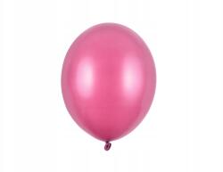 Party Deco Lufik Strong, 27cm, Metallic Hot Pink, 10db/csomag
