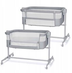 KinderKraft Postýlka dětská polohovatelná Nestee Up2 Full Light Grey (KLNEE002LGRF000)