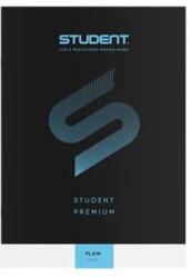 ICO Füzet, tűzött, A4, sima, 32 lap, ICO "Student Premium", fekete (7500107004)