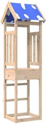 vidaXL Játék Torny Barna 52.5 x 46.5 x 208 cm Tömör fenyőfa (3417166)