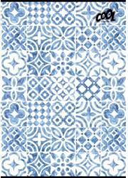 Victoria Füzet, tűzött, A4, kockás, 80 lap, COOL BY VICTORIA "Mediterrain patterns