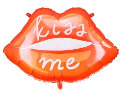 Party Deco Fólia lufi Száj, vegyes színek, kb. 73×48cm, héliummal, levegővel