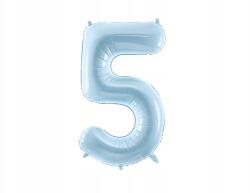 Party Deco Fólia lufi, Size 5, 72cm, világos kék, héliummal is